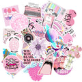 50PCS Cool Summer Vsco Stickers Pack Pink Girl Anime Stiker For Children On The Laptop Fridge Phone Skateboard Suitcase Sticker