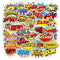 50PCS Cool Summer Vsco Stickers Pack Pink Girl Anime Stiker For Children On The Laptop Fridge Phone Skateboard Suitcase Sticker