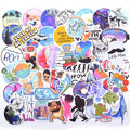 50PCS Cool Summer Vsco Stickers Pack Pink Girl Anime Stiker For Children On The Laptop Fridge Phone Skateboard Suitcase Sticker