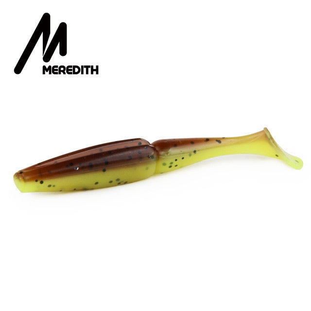 MEREDITH Fishing Lure Soft Swimbait Crazy Shiner 70mm 90mm 110mm 130mm Soft Lure Shad pike Zander Perch Troute Pesca Acesorios
