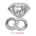 LOVE Foiled Heart Balloon