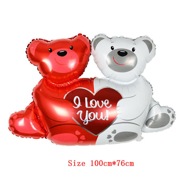 LOVE Foiled Heart Balloon