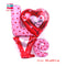 LOVE Foiled Heart Balloon