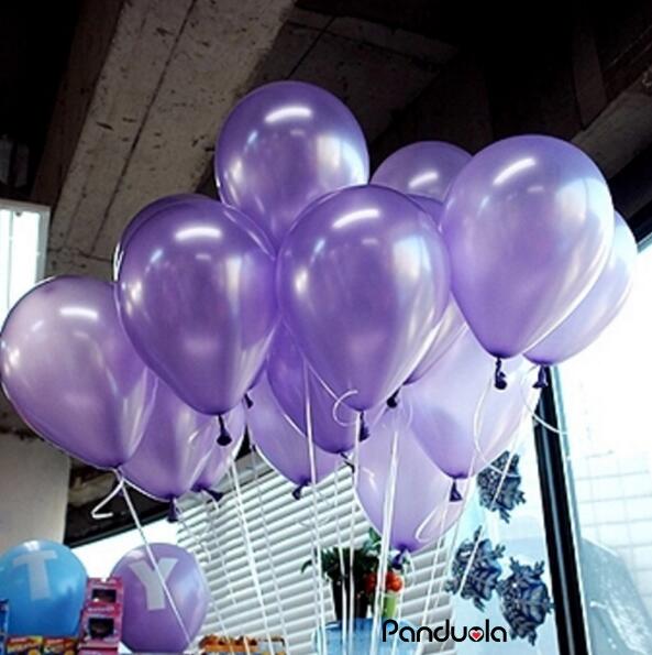 Gold Black Silver Latex Helium Balloons