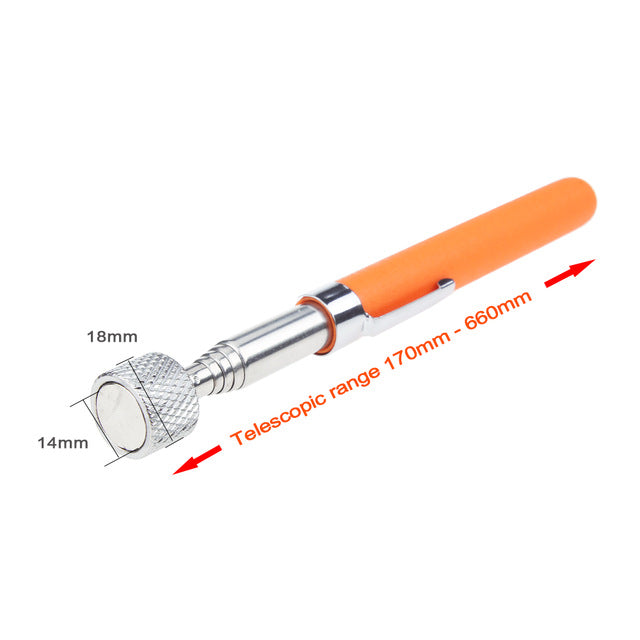 Vastar Telescopic Adjustable Magnetic Pick-Up Tools Grip Extendable Long Reach Pen Handy Tool for Picking Up Nuts