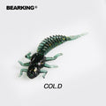 BEARKING new Larva Soft Lures 50mm 60mm Fishing Artificial Lures Silicone Bass Pike Minnow Swimbait Jigging Plastic Baits Worm