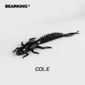 BEARKING new Larva Soft Lures 50mm 60mm Fishing Artificial Lures Silicone Bass Pike Minnow Swimbait Jigging Plastic Baits Worm