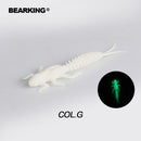 BEARKING new Larva Soft Lures 50mm 60mm Fishing Artificial Lures Silicone Bass Pike Minnow Swimbait Jigging Plastic Baits Worm