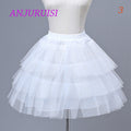 ANJURUISI Flower Girls Underskirt Cosplay Party Short Dress Petticoat Lolita Petticoat Ballet Tutu Skirt Rockabilly Crinoline