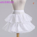 ANJURUISI Flower Girls Underskirt Cosplay Party Short Dress Petticoat Lolita Petticoat Ballet Tutu Skirt Rockabilly Crinoline
