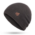 New winter knit hats men's and women's outdoor warm thickening plus velvet loose winter caps Skullies brand winter ski male bone