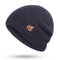 New winter knit hats men's and women's outdoor warm thickening plus velvet loose winter caps Skullies brand winter ski male bone