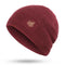 New winter knit hats men's and women's outdoor warm thickening plus velvet loose winter caps Skullies brand winter ski male bone