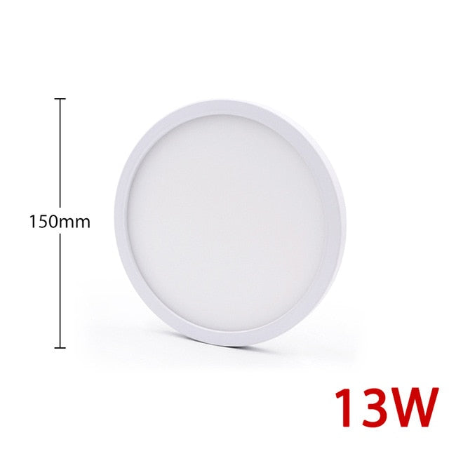 6W 9W 13W 18W 24W 36W 48W Surface Mount Flush Ultra Thin LED Ceiling light lamp AC85-265V lampada LED Panel Light for Bedroom