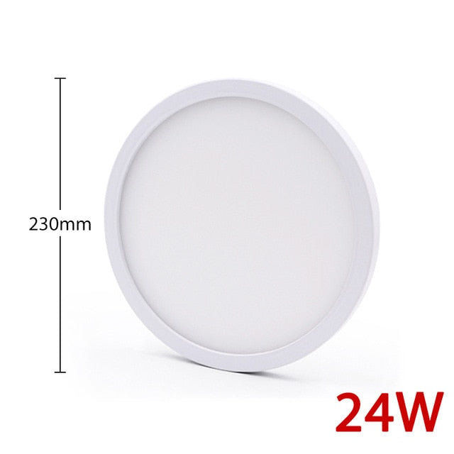 6W 9W 13W 18W 24W 36W 48W Surface Mount Flush Ultra Thin LED Ceiling light lamp AC85-265V lampada LED Panel Light for Bedroom