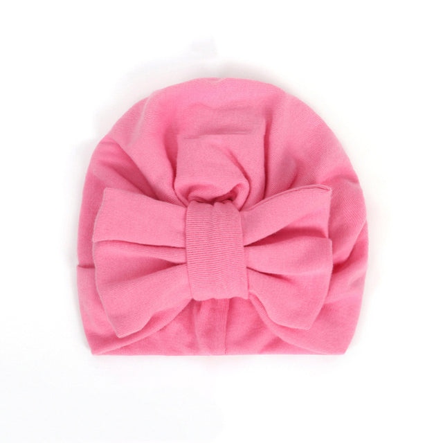 BalleenShiny Warm Baby Hats For Boys&Girls Infant Lovely Bowknot Hats Baby Bonnet Beanie Turban Head Accessories Kids Gifts