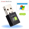 USB WiFi Adapter USB Ethernet WiFi Dongle 600Mbps 5Ghz Lan USB Wi-Fi Adapter PC Antena Wi Fi Receiver AC Wireless Network Card