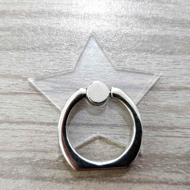 Universal Stent Mobile Phone Holder Stand Finger Ring Magnetic For cute Cell Smart Phone Transparent holder for iphone XS MAX 7