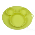 Kids Bowl Plates baby feeding silicone plate children's integrated baby silica gel dishes