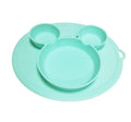 Kids Bowl Plates baby feeding silicone plate children's integrated baby silica gel dishes