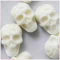 20 Pcs Nail Art 3D Skull Bone Design Resin Beads Nail Tips DIY Gel Nail Art Tips Decoration