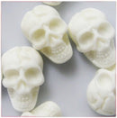 20 Pcs Nail Art 3D Skull Bone Design Resin Beads Nail Tips DIY Gel Nail Art Tips Decoration