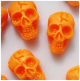 20 Pcs Nail Art 3D Skull Bone Design Resin Beads Nail Tips DIY Gel Nail Art Tips Decoration