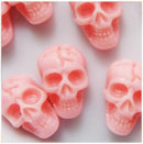 20 Pcs Nail Art 3D Skull Bone Design Resin Beads Nail Tips DIY Gel Nail Art Tips Decoration
