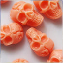20 Pcs Nail Art 3D Skull Bone Design Resin Beads Nail Tips DIY Gel Nail Art Tips Decoration
