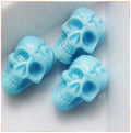 20 Pcs Nail Art 3D Skull Bone Design Resin Beads Nail Tips DIY Gel Nail Art Tips Decoration