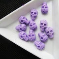 20 Pcs Nail Art 3D Skull Bone Design Resin Beads Nail Tips DIY Gel Nail Art Tips Decoration