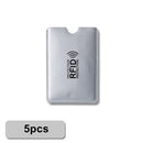 Anti Rfid Card Holder NFC Blocking Reader Lock Id Bank Card Holder Case Protection Metal Credit Card Case Aluminium F051