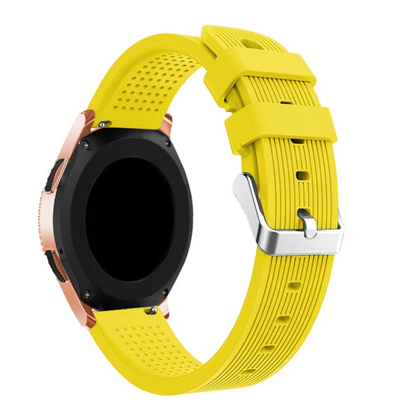 20mm Sports Silicone Band For Samsung Galaxy Watch SM-R810 42MM & Gear 2 Sport Strap For Huami Amazfit Bip/Amazfit 2 Smart Watch