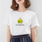 2019 Winter Harajuku Couple Sweatshirt Cute Cartoon Avocado Print Women Hoodies Korean Fashion Streetwear Female Pullovers Coats