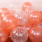 Clear / Pink Confetti Balloon set