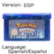 32 Bit Video Game Cartridge Console Card for Nintendo GBA Pokeon Emerald FireRed LeafGreen Ruby Sapphire with Shiny Label