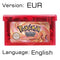 32 Bit Video Game Cartridge Console Card for Nintendo GBA Pokeon Emerald FireRed LeafGreen Ruby Sapphire with Shiny Label