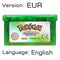 32 Bit Video Game Cartridge Console Card for Nintendo GBA Pokeon Emerald FireRed LeafGreen Ruby Sapphire with Shiny Label