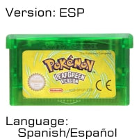 32 Bit Video Game Cartridge Console Card for Nintendo GBA Pokeon Emerald FireRed LeafGreen Ruby Sapphire with Shiny Label