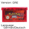 32 Bit Video Game Cartridge Console Card for Nintendo GBA Pokeon Emerald FireRed LeafGreen Ruby Sapphire with Shiny Label