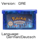 32 Bit Video Game Cartridge Console Card for Nintendo GBA Pokeon Emerald FireRed LeafGreen Ruby Sapphire with Shiny Label