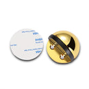 NAIERDI Non Punching Sticker Hidden Stainless Steel Rubber Door Stopper Door Holders Catch Floor Mounted Nail-free Door Stops