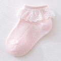 YWHUANSEN 0 to 6 Yrs Toddler Baby Child Girls Ruffle Lace Ankle Cotton Dress Socks Princess Summer Cotton Eyelet Flower Socks