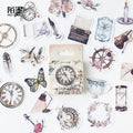 45pcs/box Japanese View Label Stickers Set Decorative Stationery Stickers Scrapbooking Diy Diary Album Stick Label