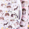 45pcs/box Japanese View Label Stickers Set Decorative Stationery Stickers Scrapbooking Diy Diary Album Stick Label