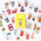 45pcs/box Japanese View Label Stickers Set Decorative Stationery Stickers Scrapbooking Diy Diary Album Stick Label