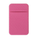 Mobile Phone Credit Card Wallet Holder Pocket Stick-On Adhesive Elastic Tool