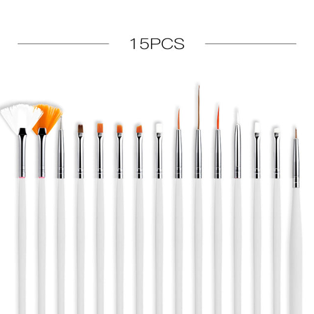 ROSALIND Nail Brush All For Manicure Brush Set Gel Nail Polish Painting Dotting Pen Gel Varnishes Tools Kit Manicure Pens