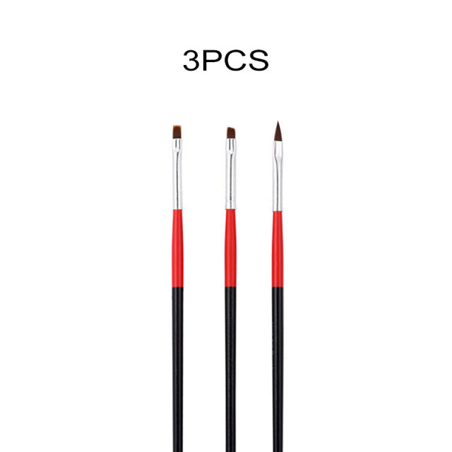 ROSALIND Nail Brush All For Manicure Brush Set Gel Nail Polish Painting Dotting Pen Gel Varnishes Tools Kit Manicure Pens