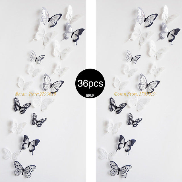 3D Crystal Butterfly Wall Stickers